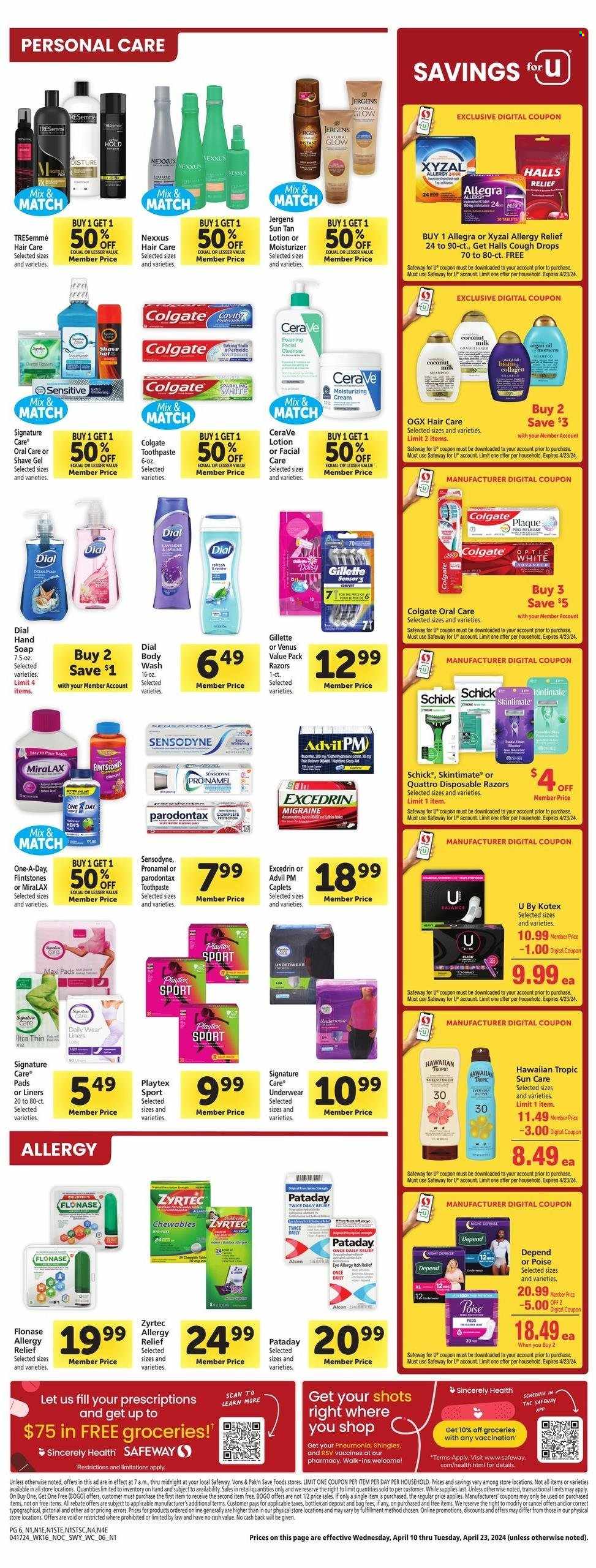 Safeway ad - 04/17/2024 - 04/23/2024. Page 6