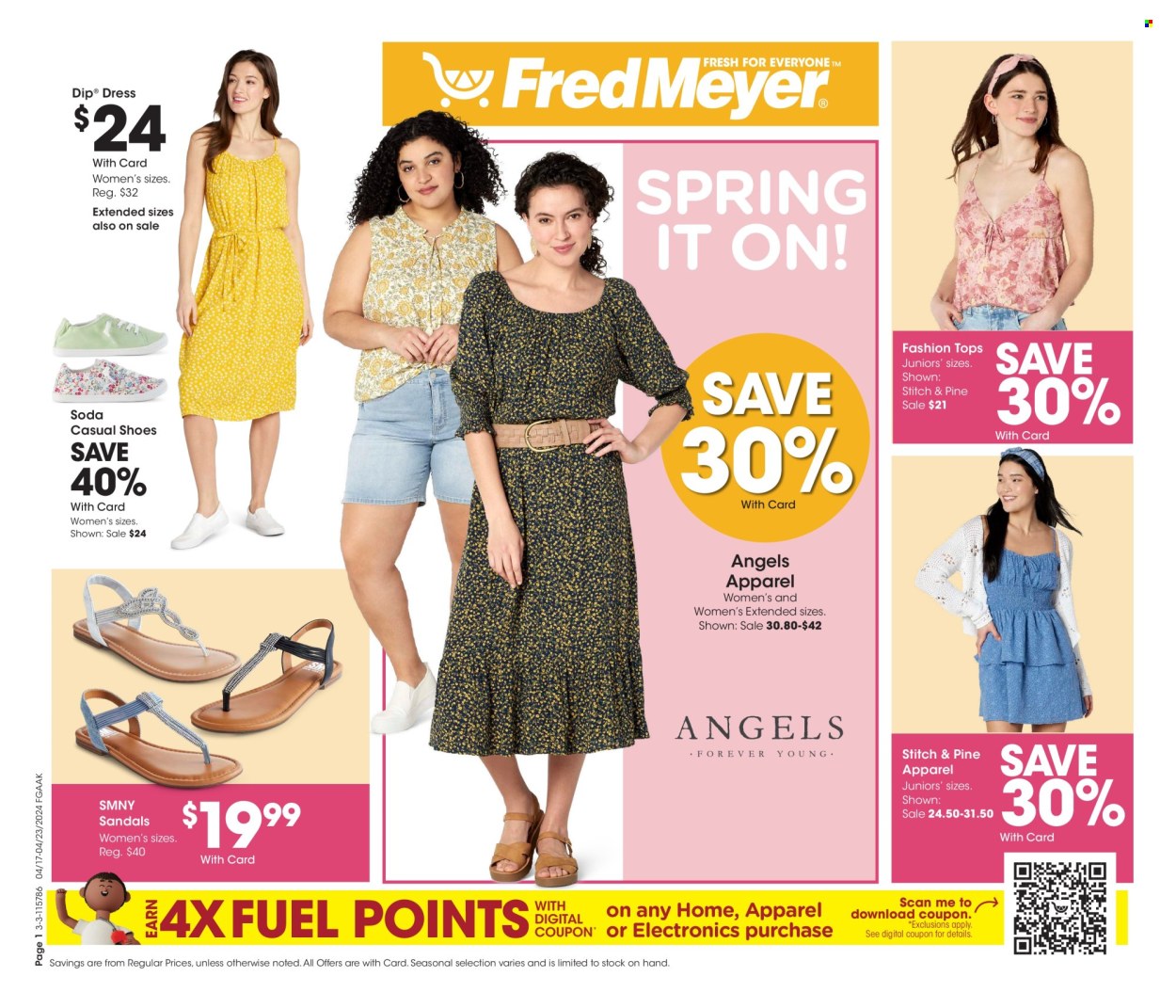 Fred Meyer ad - 04/17/2024 - 04/23/2024. Page 1