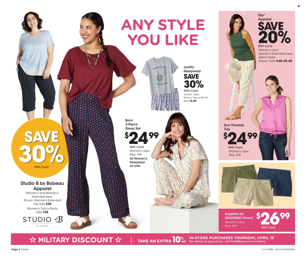Fred Meyer ad - 04/17/2024 - 04/23/2024. Page 2