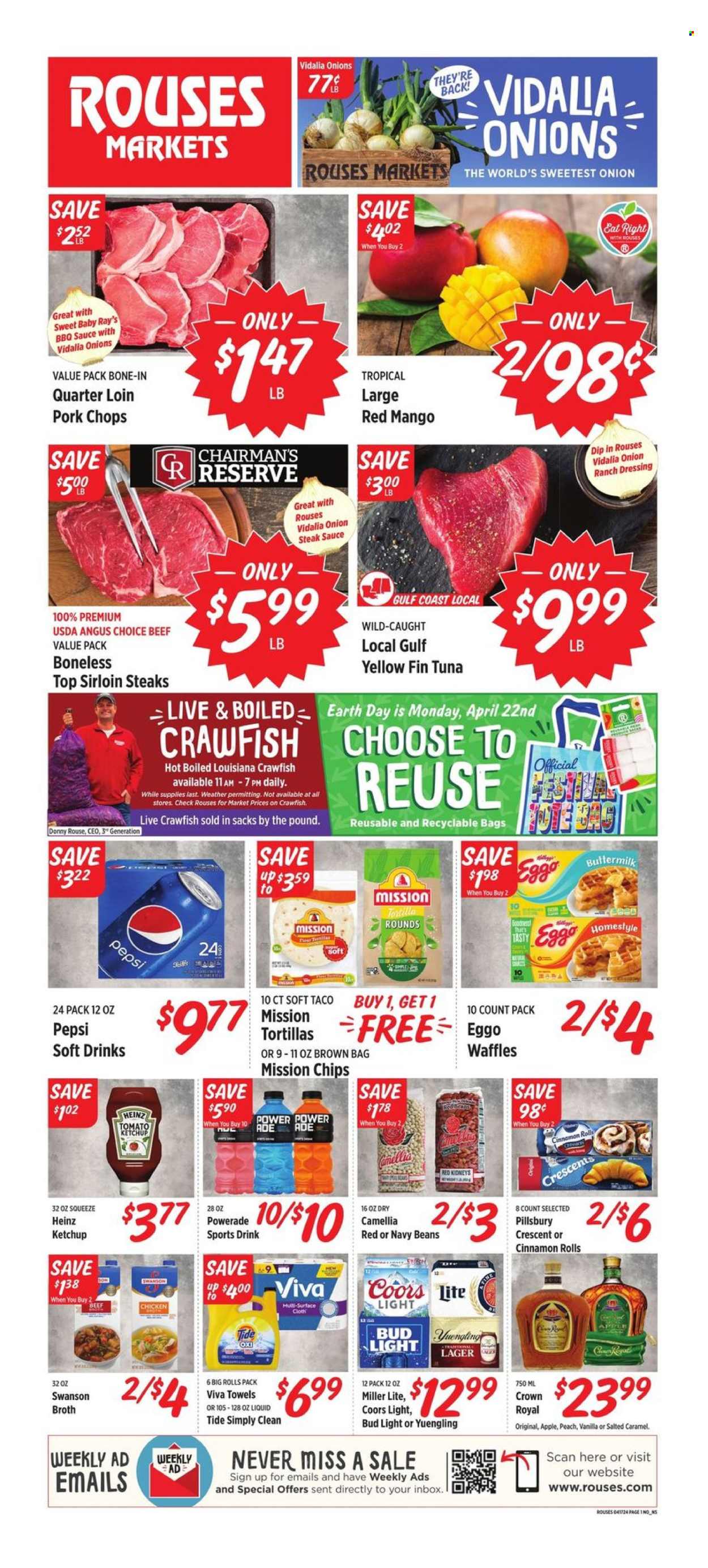Rouses Markets ad - 04/17/2024 - 04/24/2024. Page 1