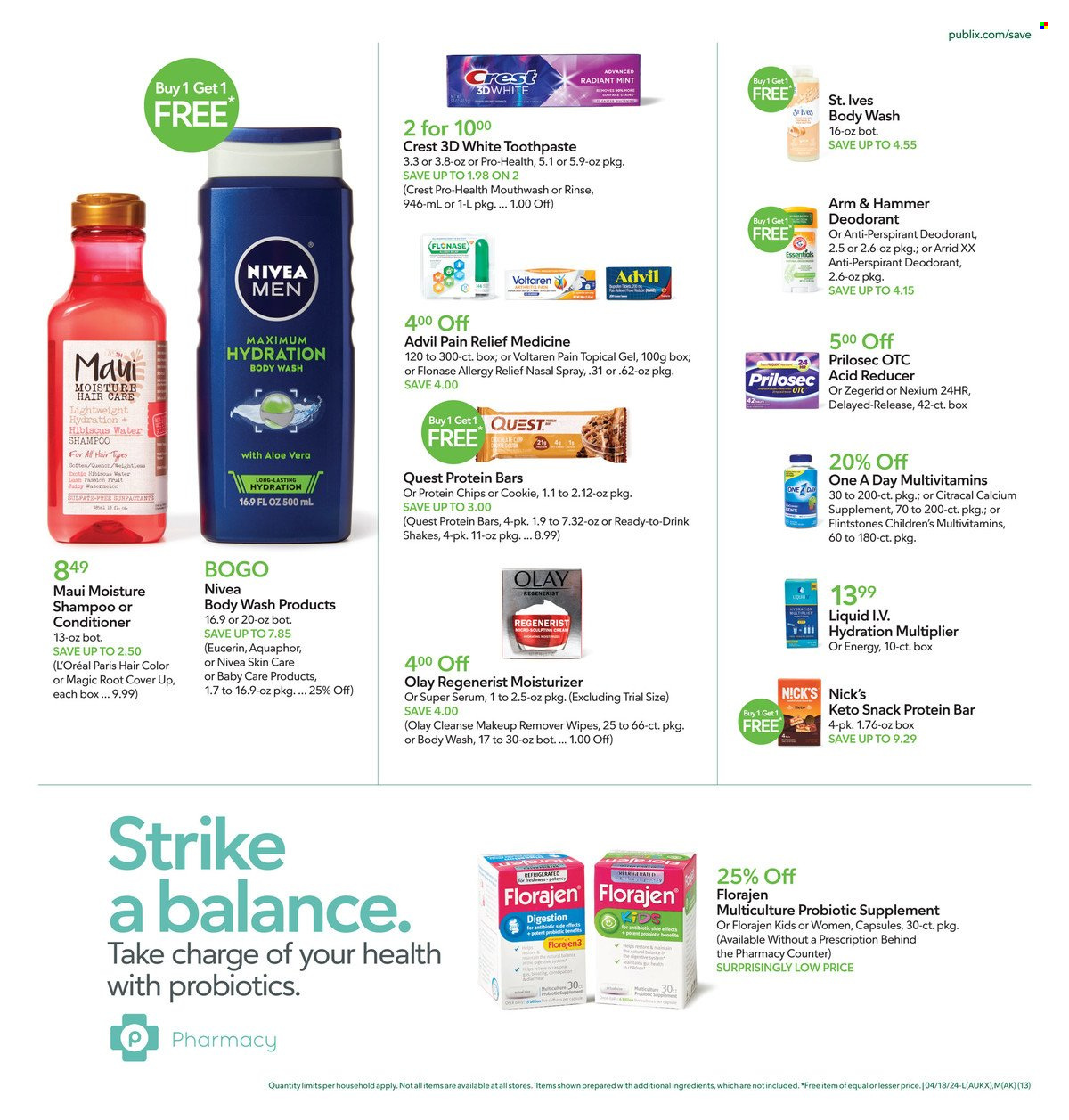 Publix ad - 04/18/2024 - 04/24/2024. Page 13