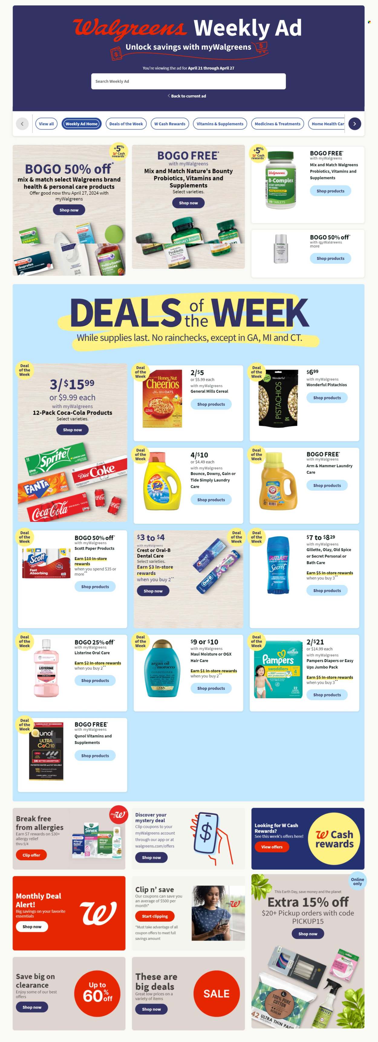 Walgreens ad - 04/21/2024 - 04/27/2024. Page 1
