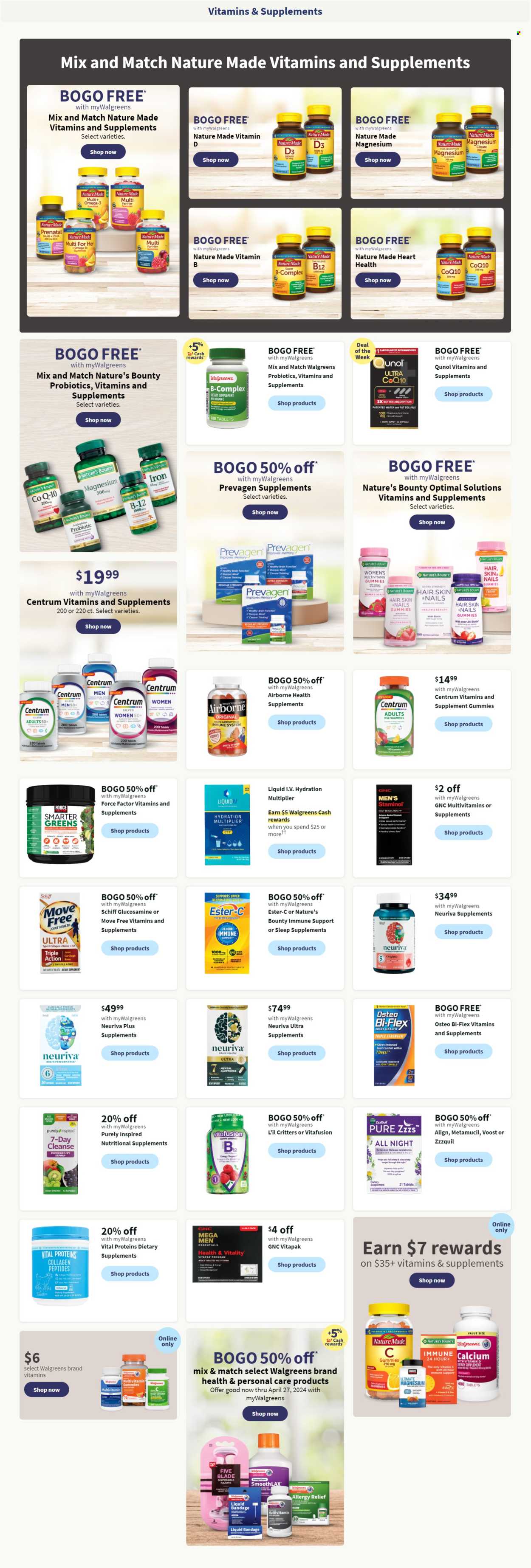 Walgreens ad - 04/21/2024 - 04/27/2024. Page 2