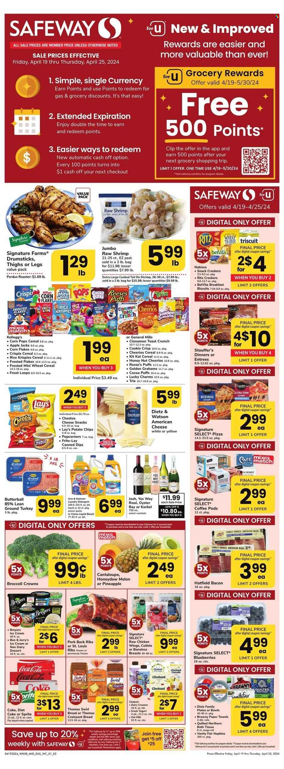 Safeway ad - 04/19/2024 - 04/25/2024. Page 1