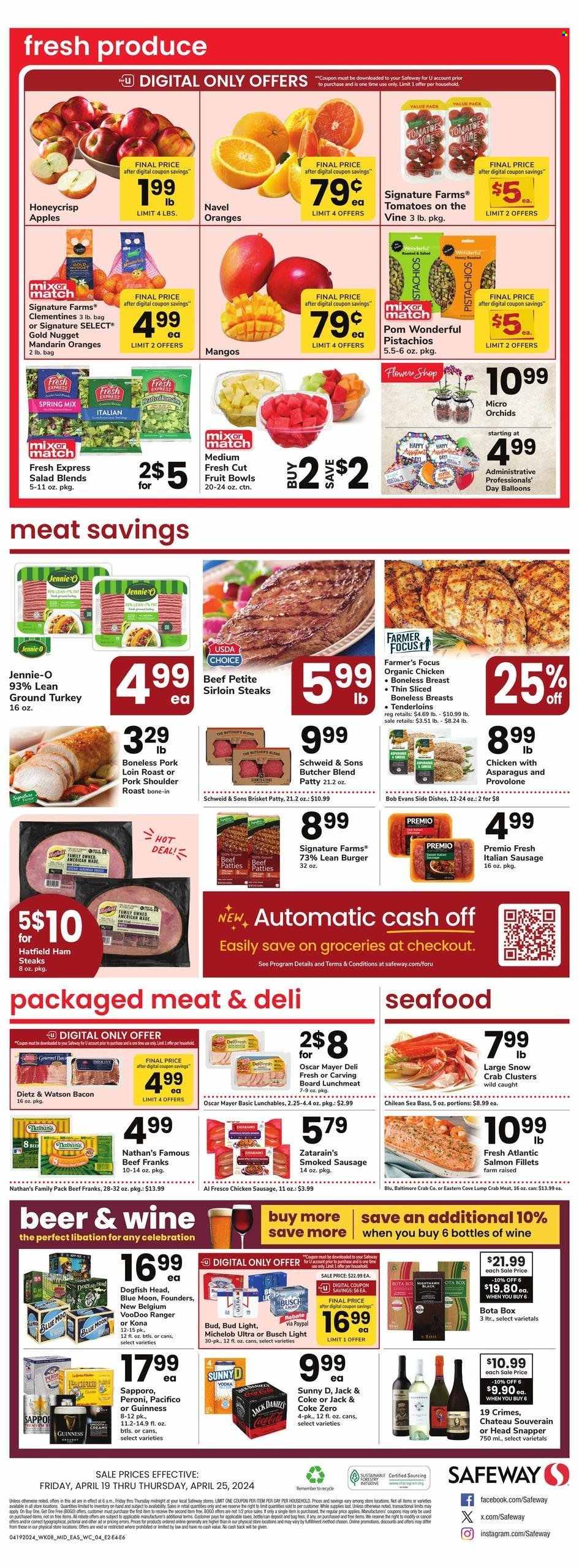 Safeway ad - 04/19/2024 - 04/25/2024. Page 4