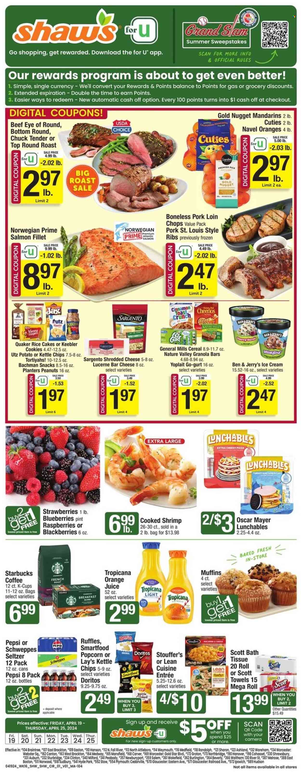 Shaw’s ad - 04/19/2024 - 04/25/2024. Page 1