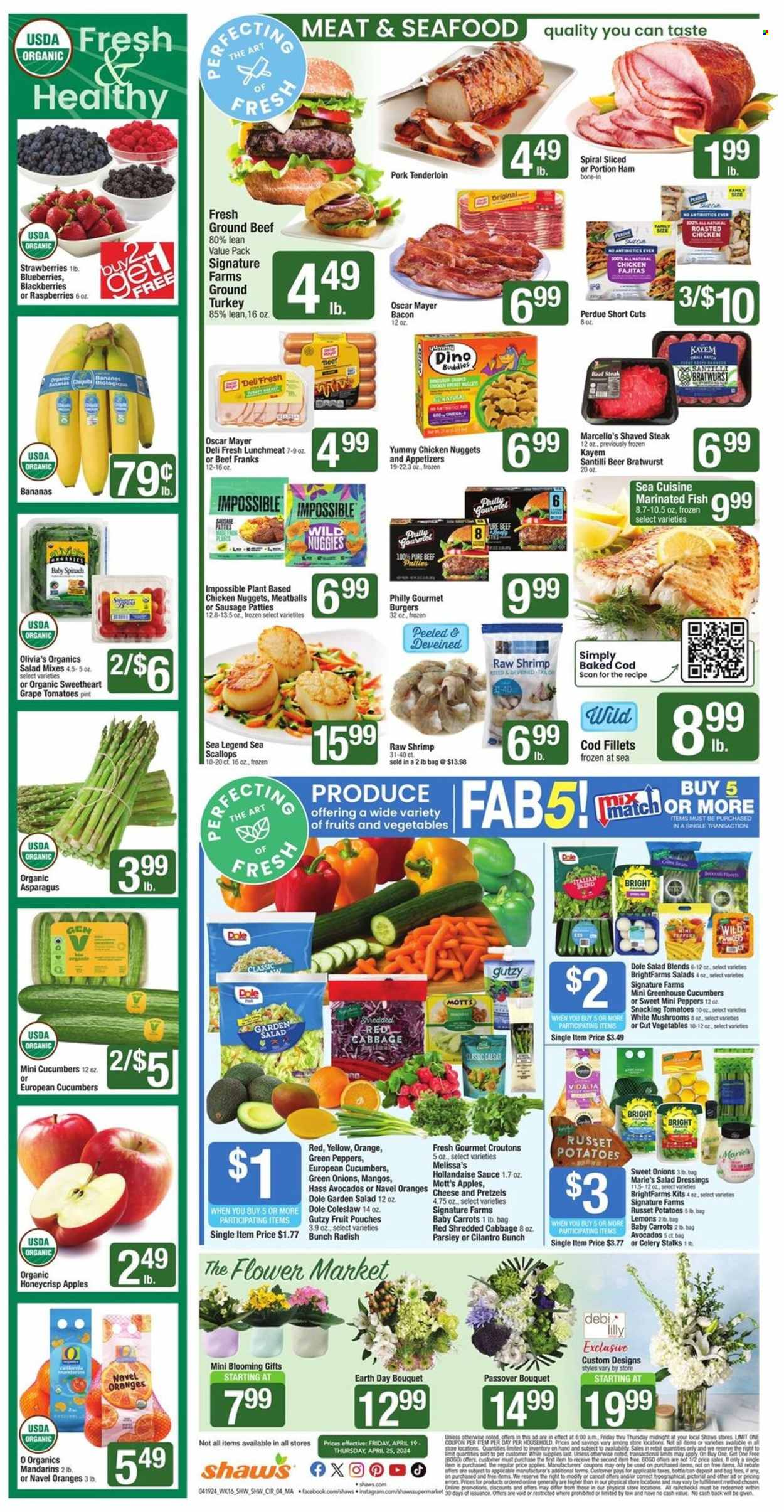 Shaw’s ad - 04/19/2024 - 04/25/2024. Page 4