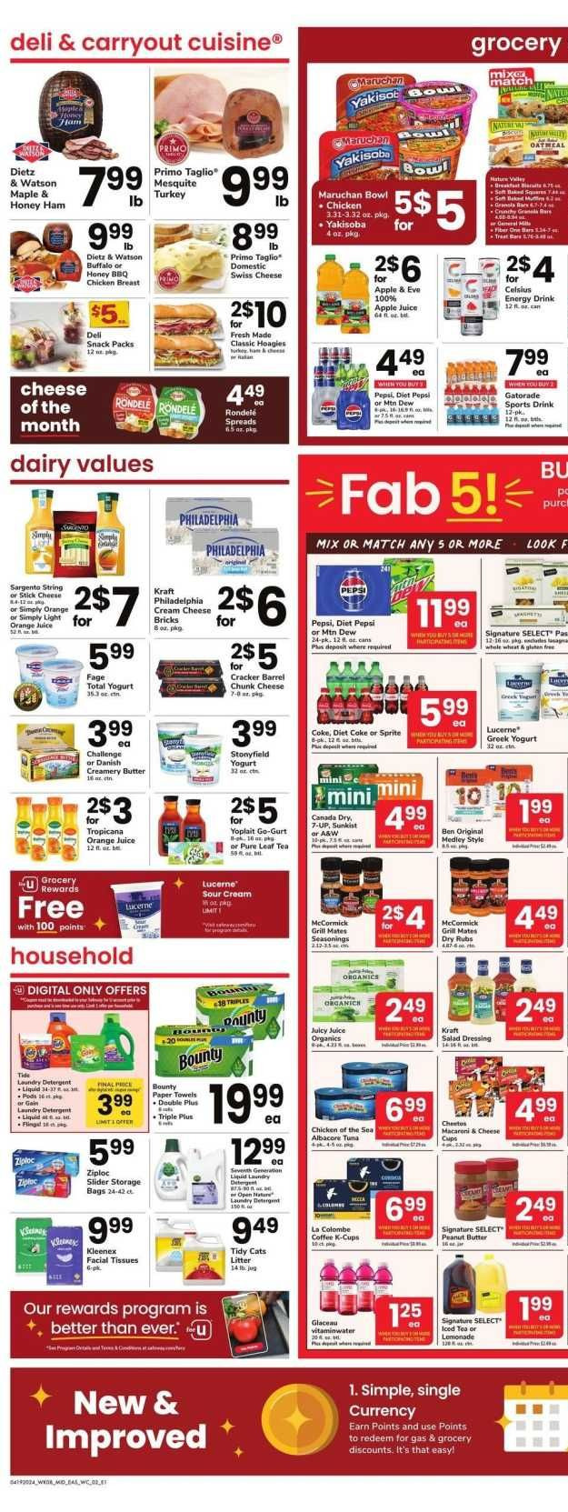 Safeway ad - 04/19/2024 - 04/25/2024. Page 2