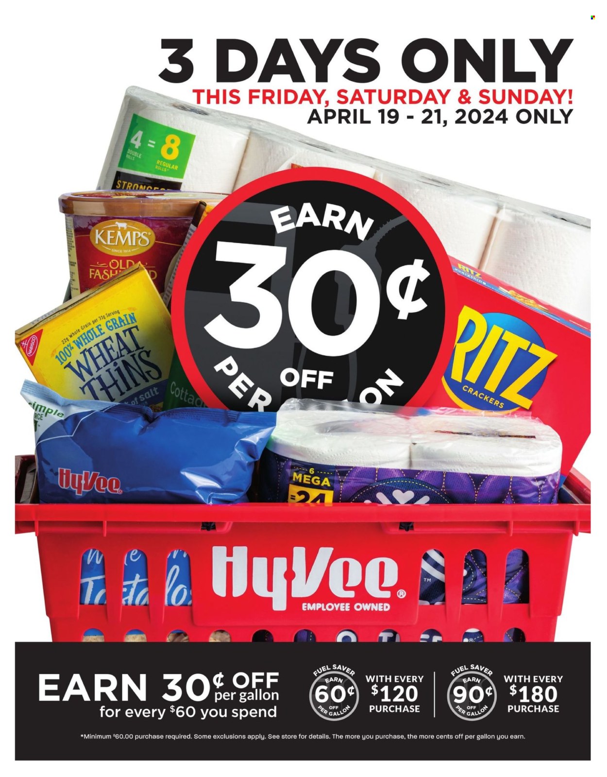 Hy-Vee ad - 04/19/2024 - 04/21/2024. Page 1