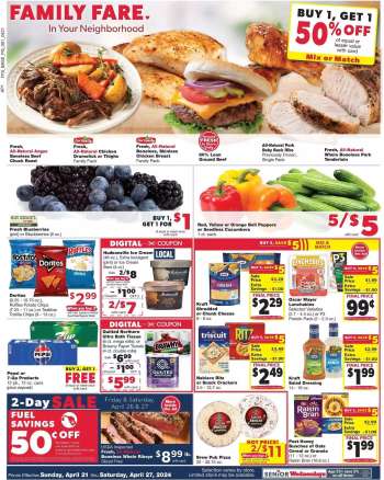 Family Fare Flyer - 04/21/2024 - 04/27/2024.