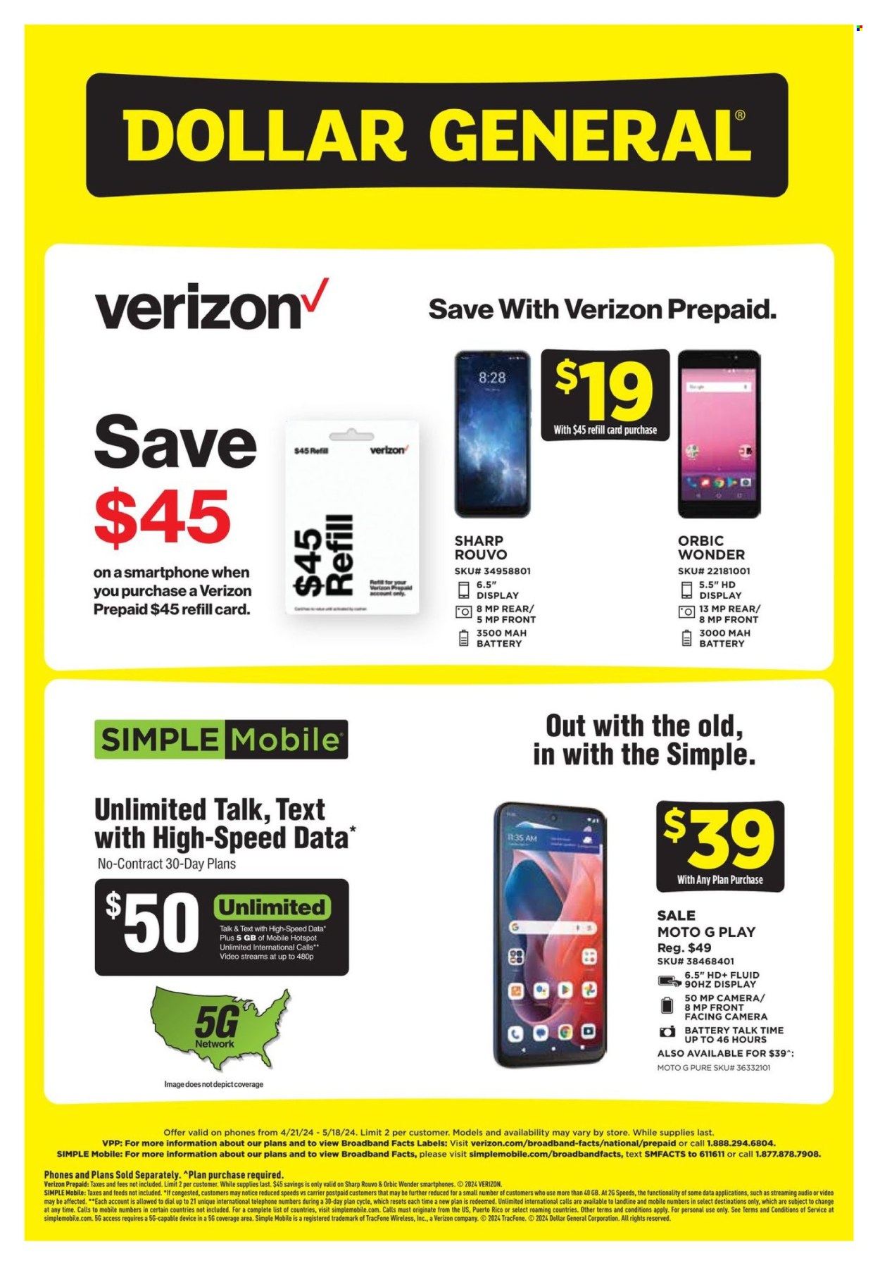 Dollar General ad - 04/21/2024 - 05/18/2024. Page 2