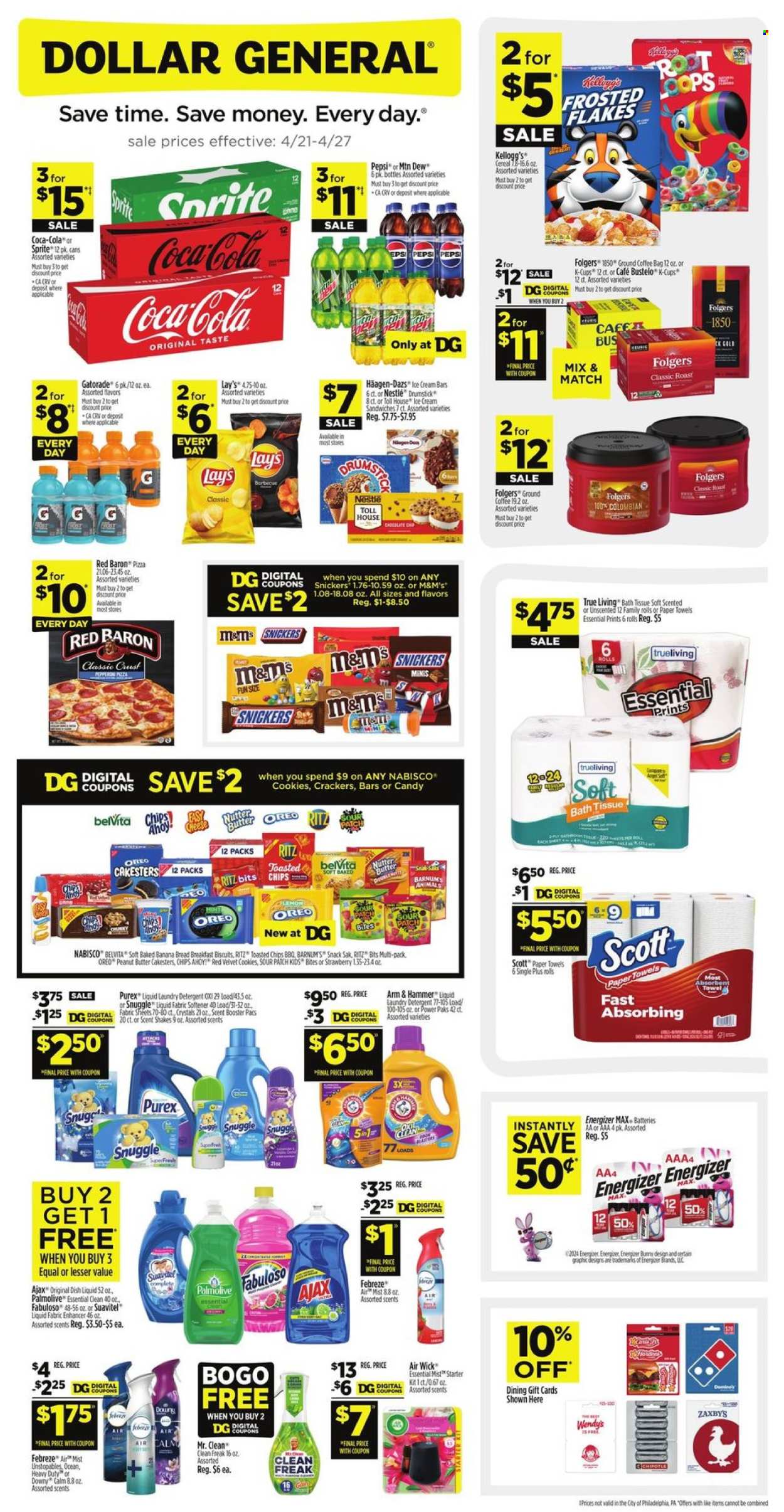 Dollar General ad - 04/21/2024 - 04/27/2024. Page 1