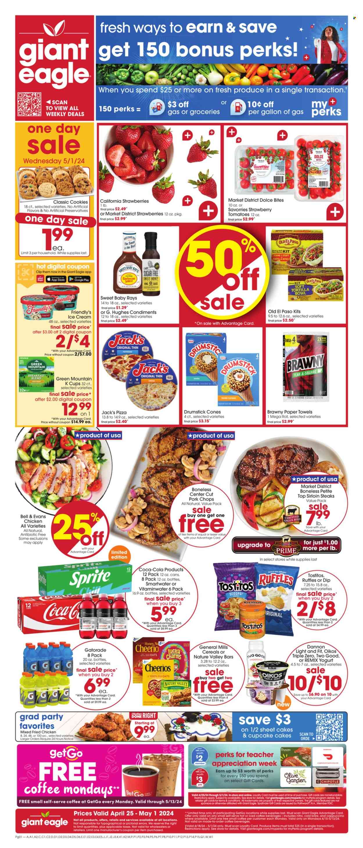 Giant Eagle ad - 04/25/2024 - 05/01/2024. Page 1