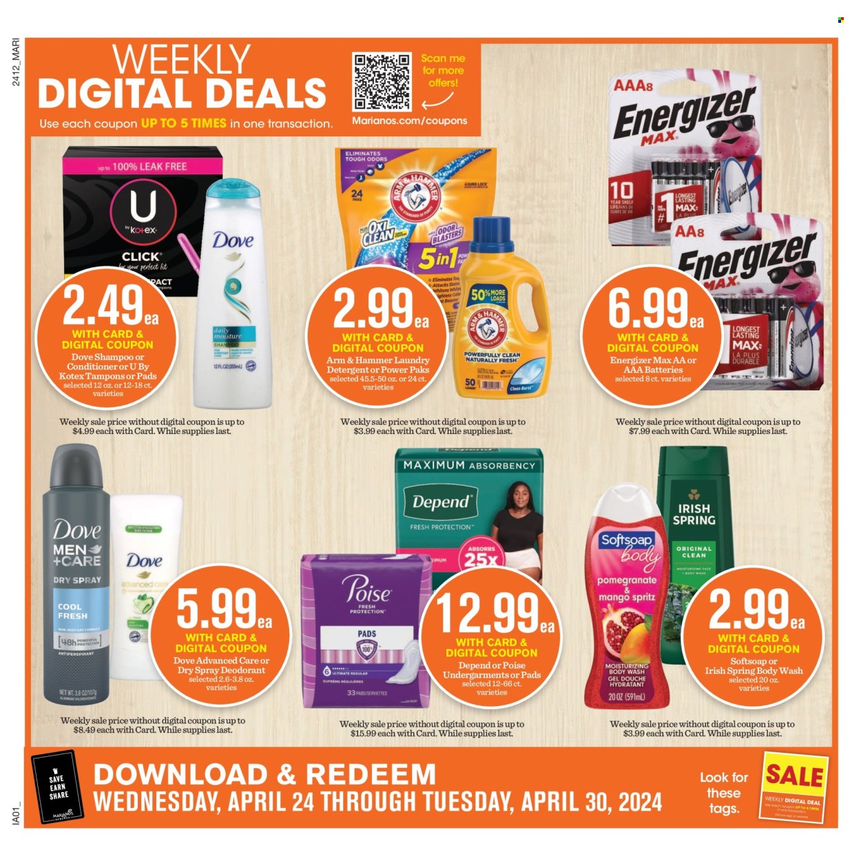 Mariano’s ad - 04/24/2024 - 04/30/2024. Page 4