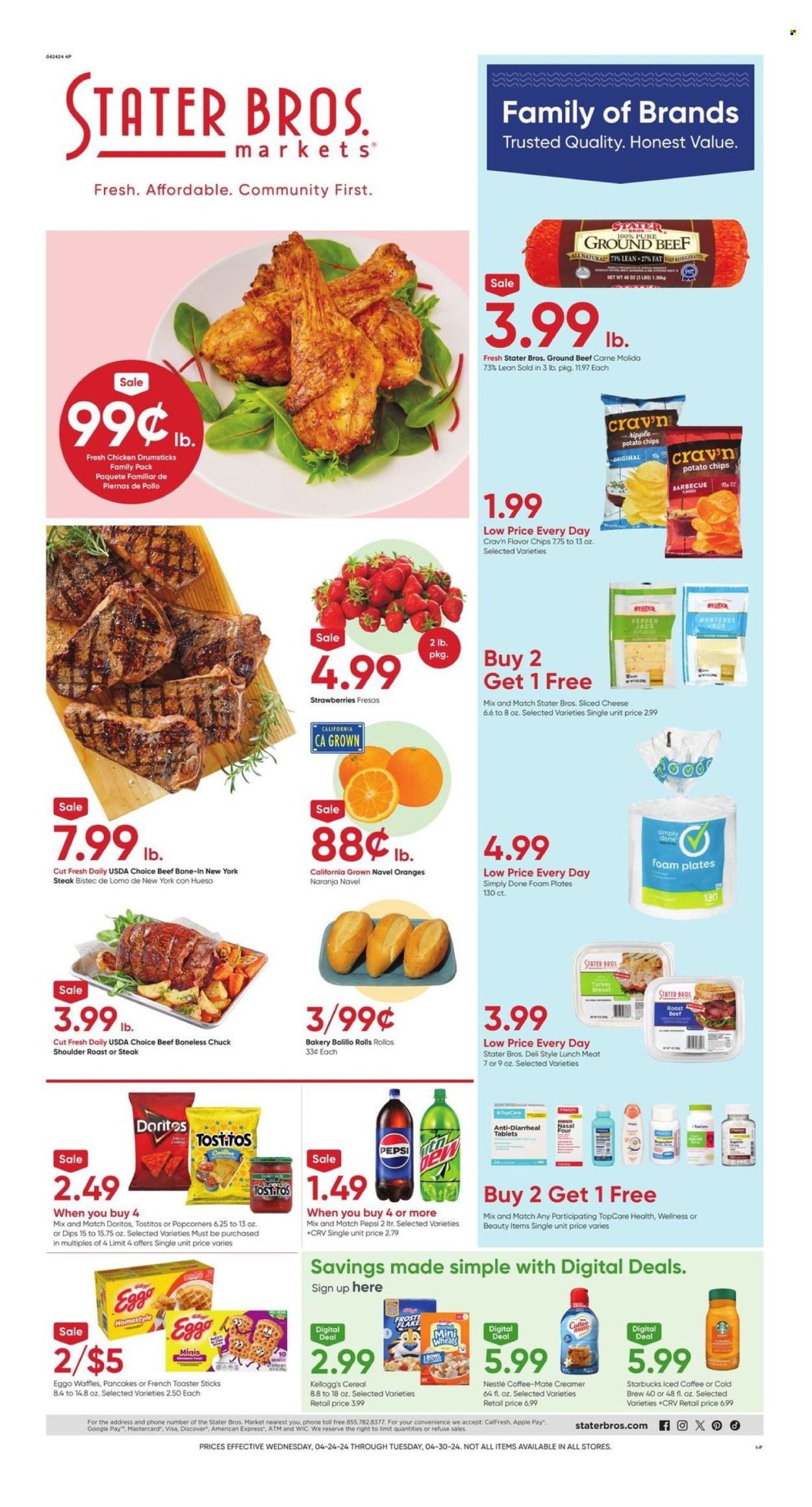 Stater Bros. ad - 04/24/2024 - 04/30/2024. Page 1