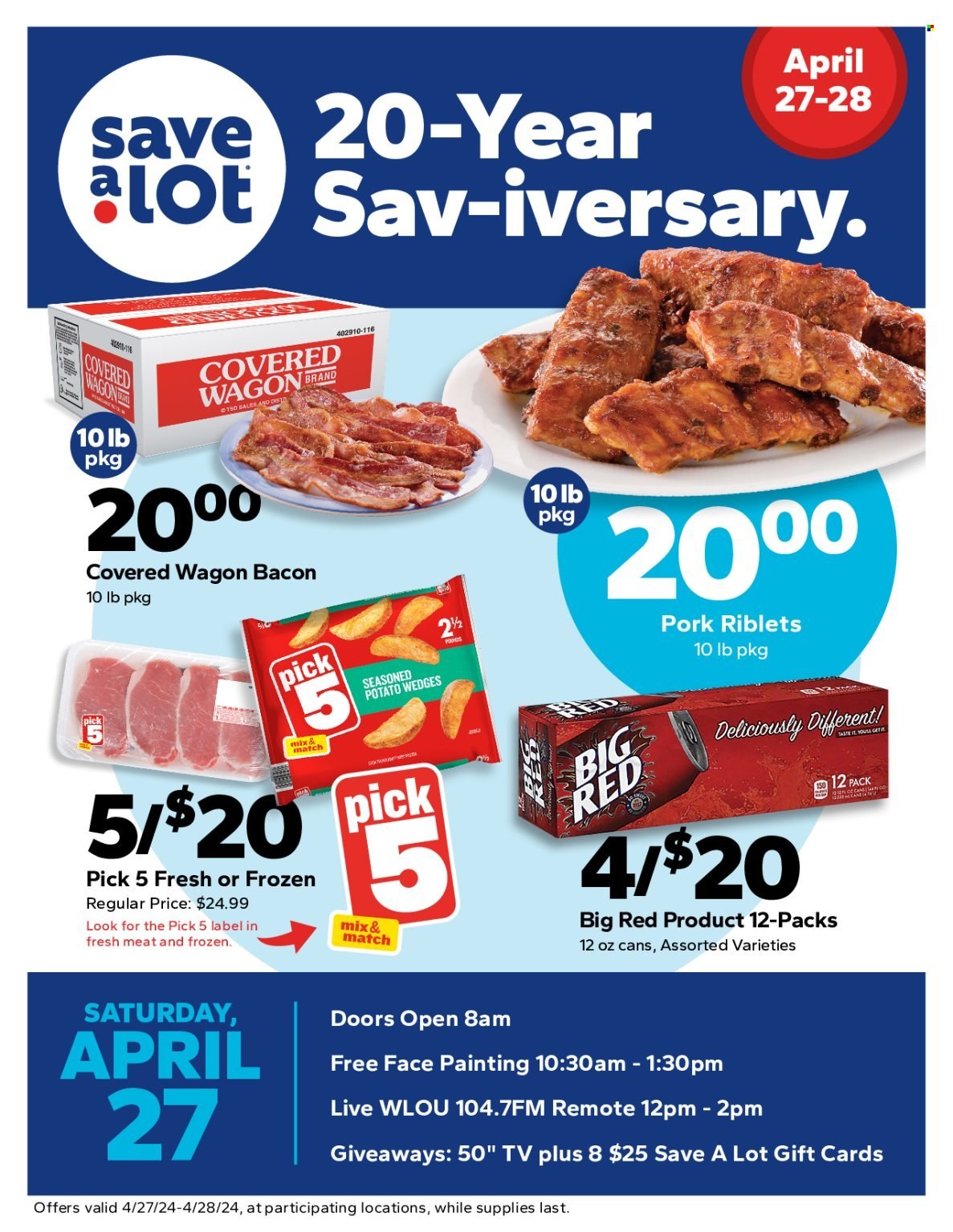 Save a Lot ad - 04/24/2024 - 04/30/2024. Page 1