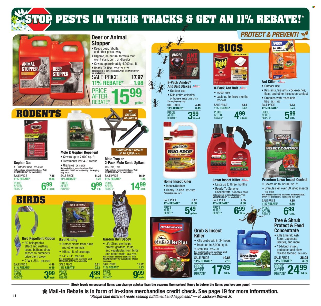 Menards ad - 04/25/2024 - 05/05/2024. Page 20