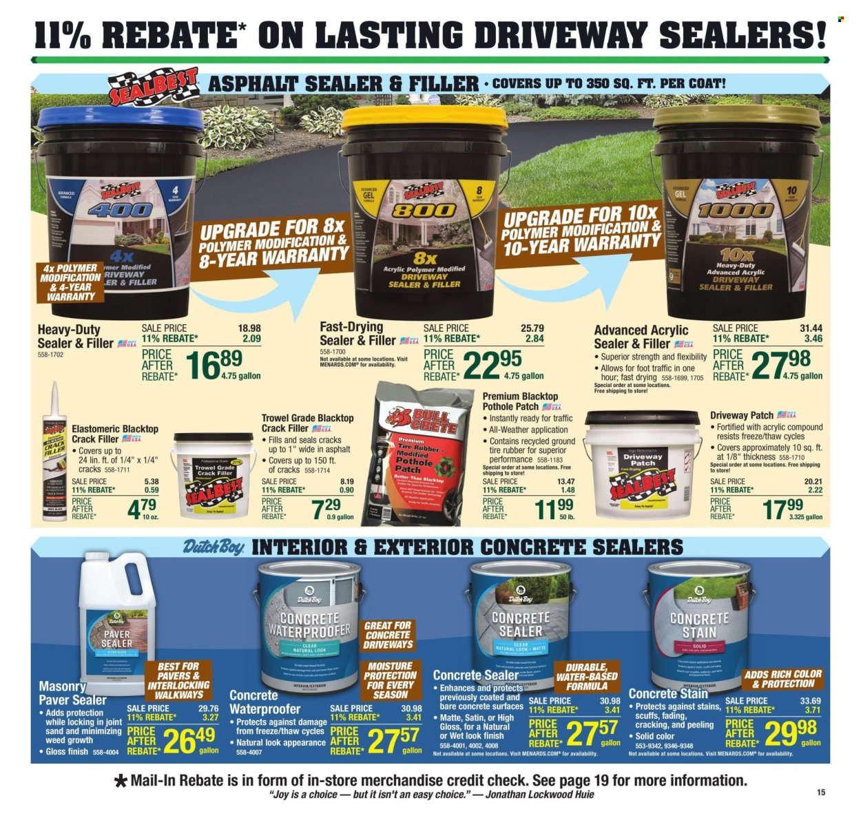 Menards ad - 04/25/2024 - 05/05/2024. Page 21