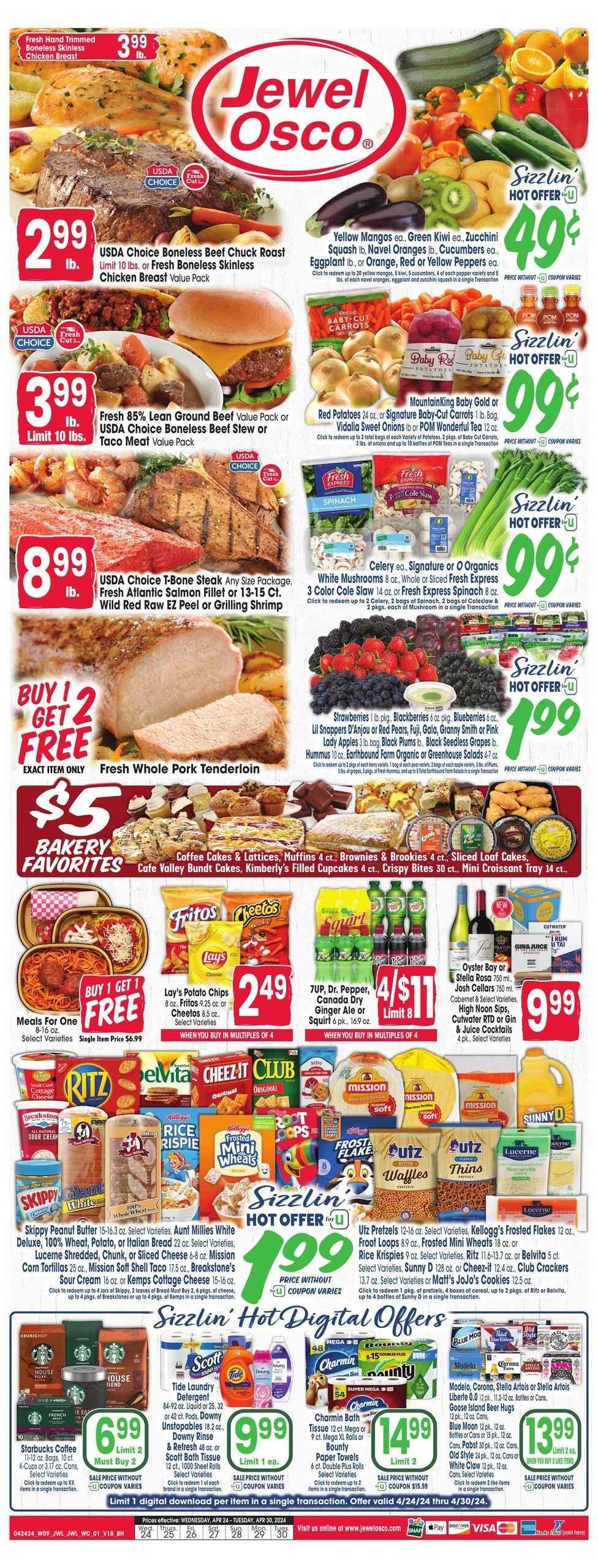 Jewel Osco ad - 04/24/2024 - 04/30/2024. Page 1