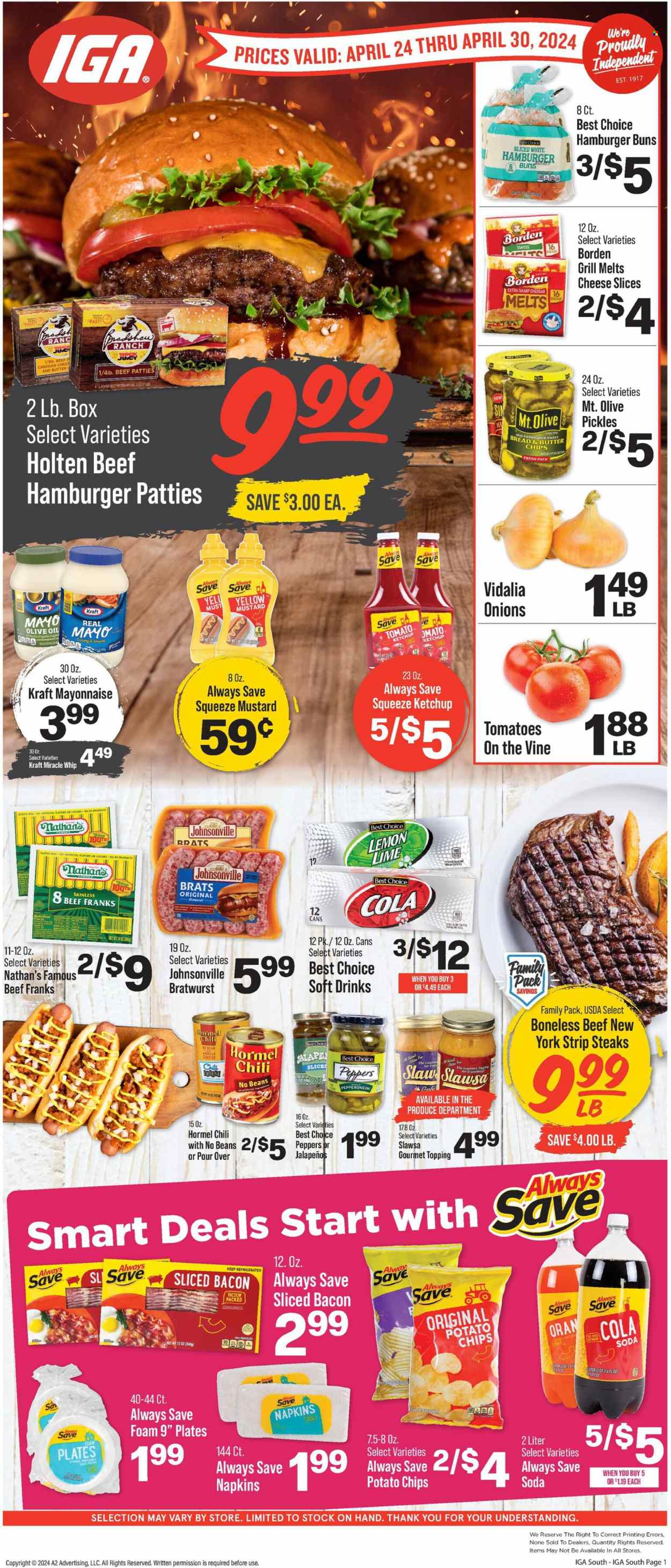 IGA ad - 04/24/2024 - 04/30/2024. Page 1