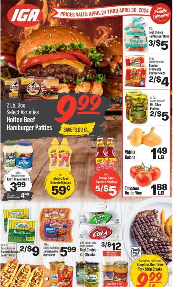 IGA Flyer - 04/24/2024 - 04/30/2024.