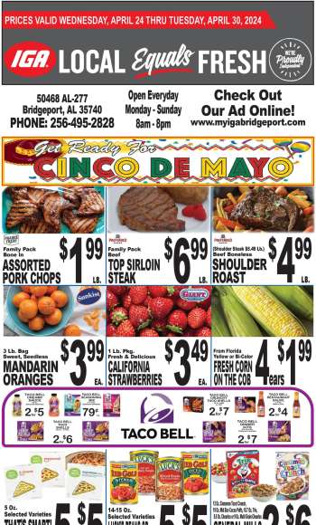 IGA Flyer - 04/24/2024 - 04/30/2024.