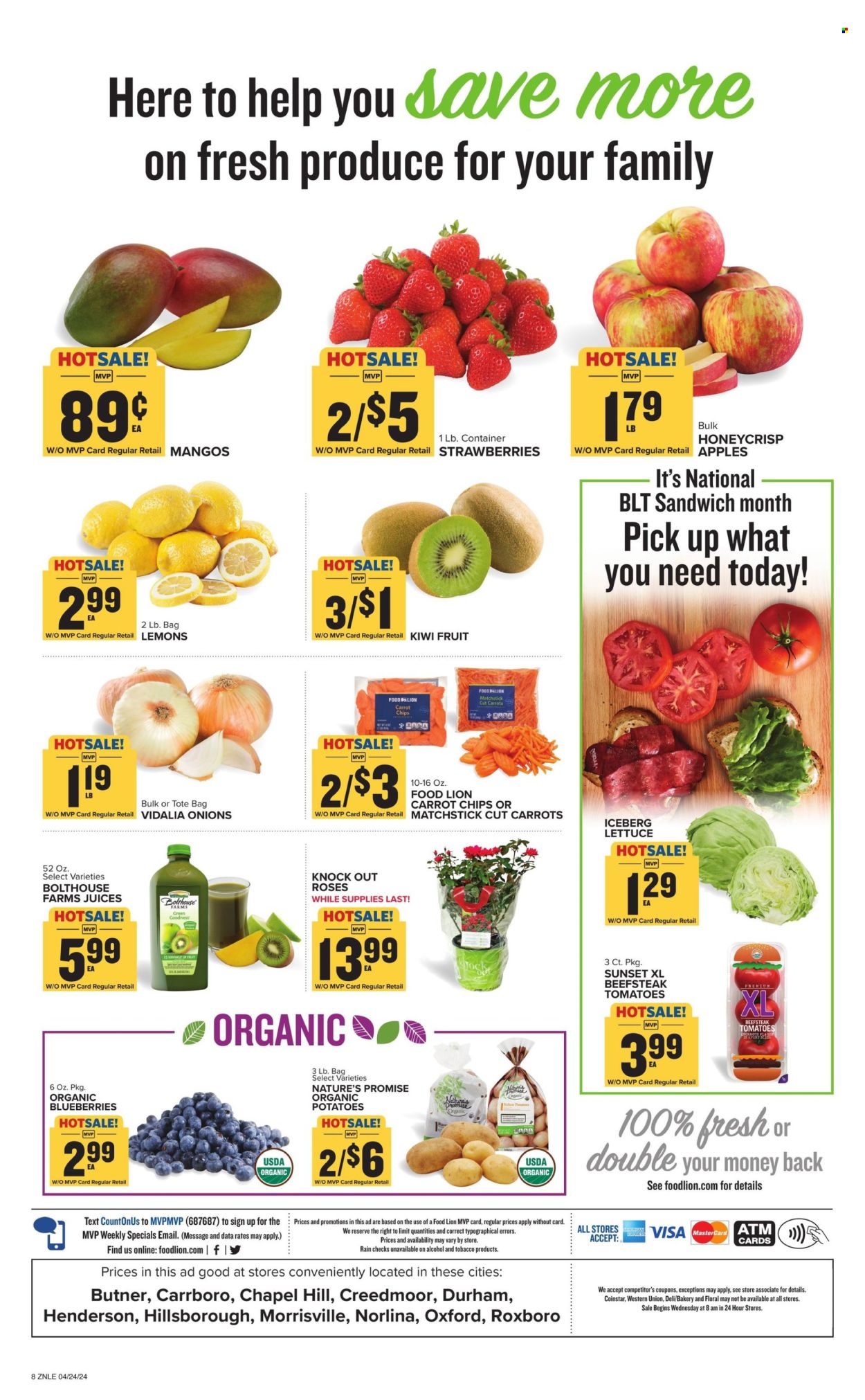 Food Lion ad - 04/24/2024 - 04/30/2024. Page 8