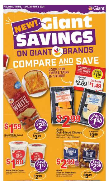 Giant Food Flyer - 04/26/2024 - 05/02/2024.