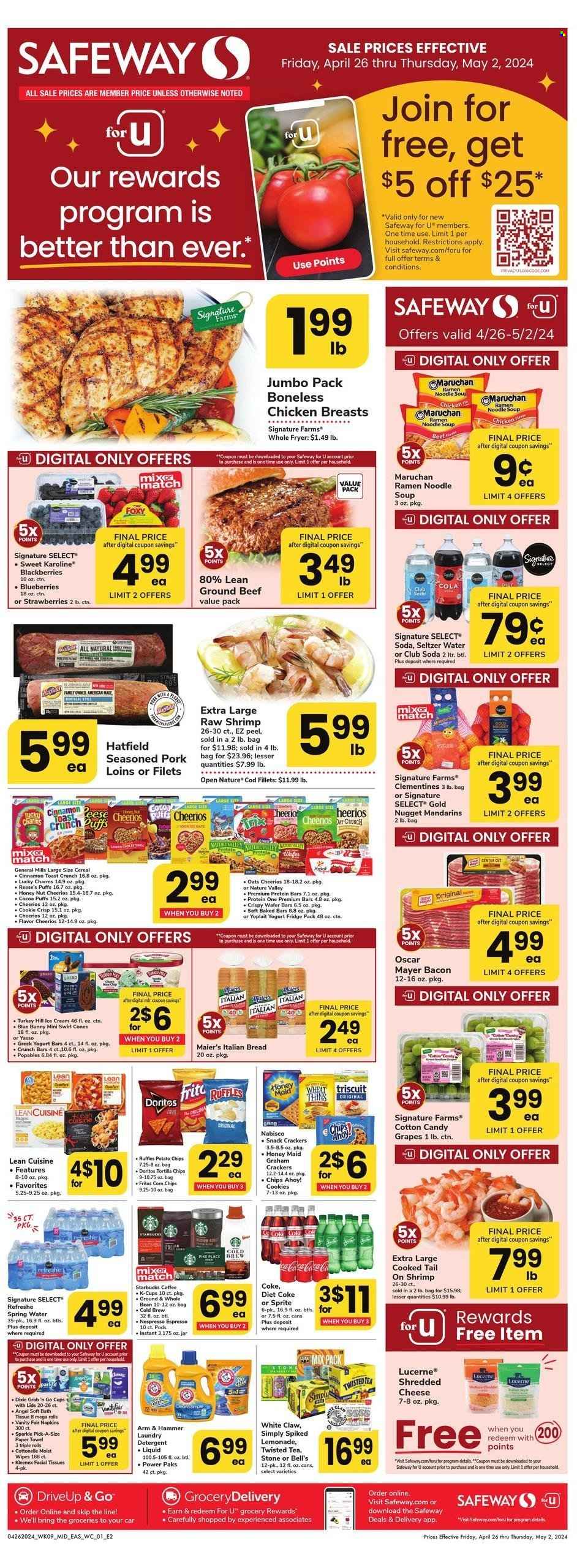 Safeway ad - 04/26/2024 - 05/02/2024. Page 1