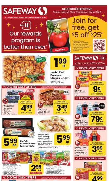 Safeway Flyer - 04/26/2024 - 05/02/2024.