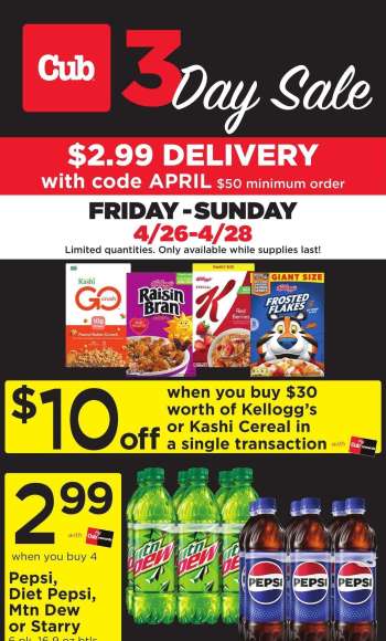 Cub Foods Flyer - 04/26/2024 - 04/28/2024.