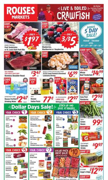 Rouses Markets Flyer - 04/26/2024 - 04/30/2024.