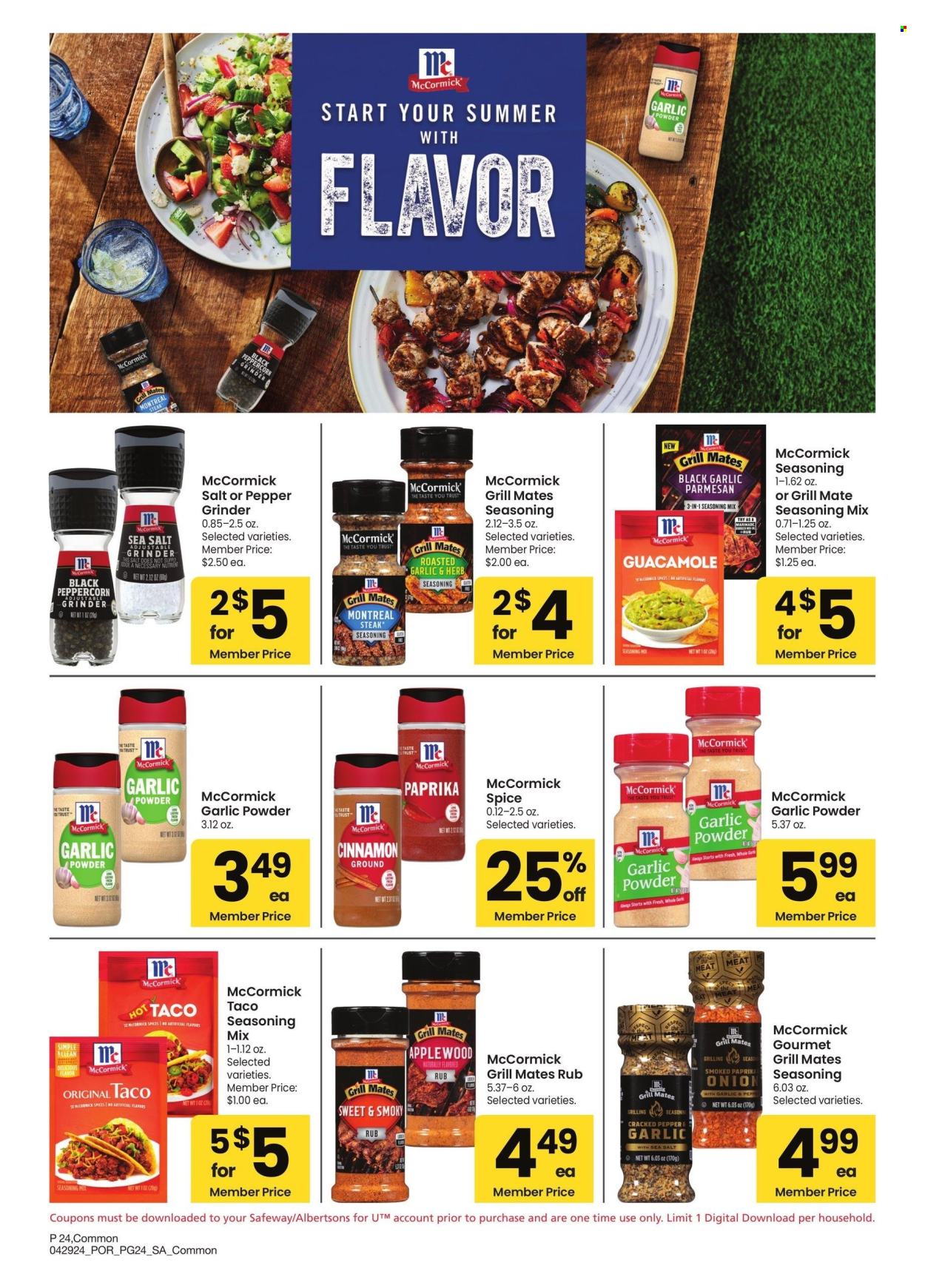 Safeway ad - 04/29/2024 - 06/02/2024. Page 24