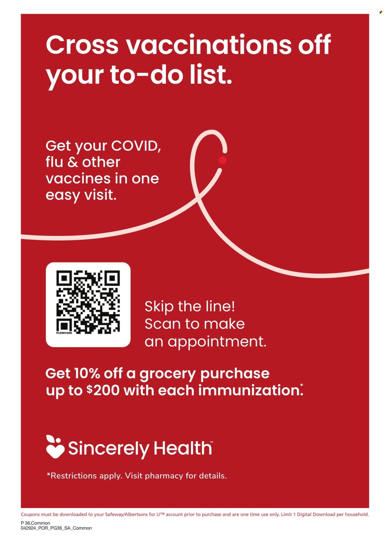 Safeway ad - 04/29/2024 - 06/02/2024. Page 36