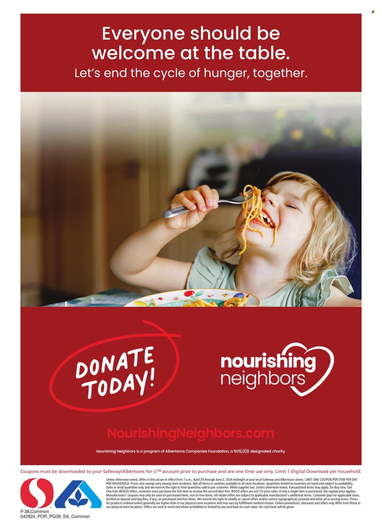 Safeway ad - 04/29/2024 - 06/02/2024. Page 38