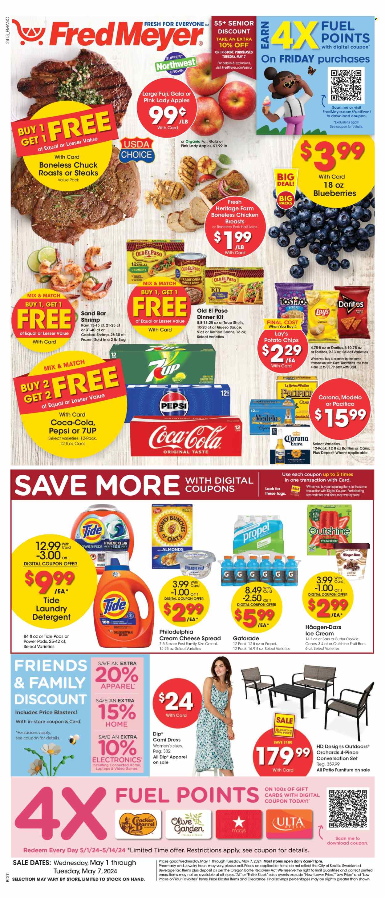Fred Meyer ad - 05/01/2024 - 05/07/2024. Page 1