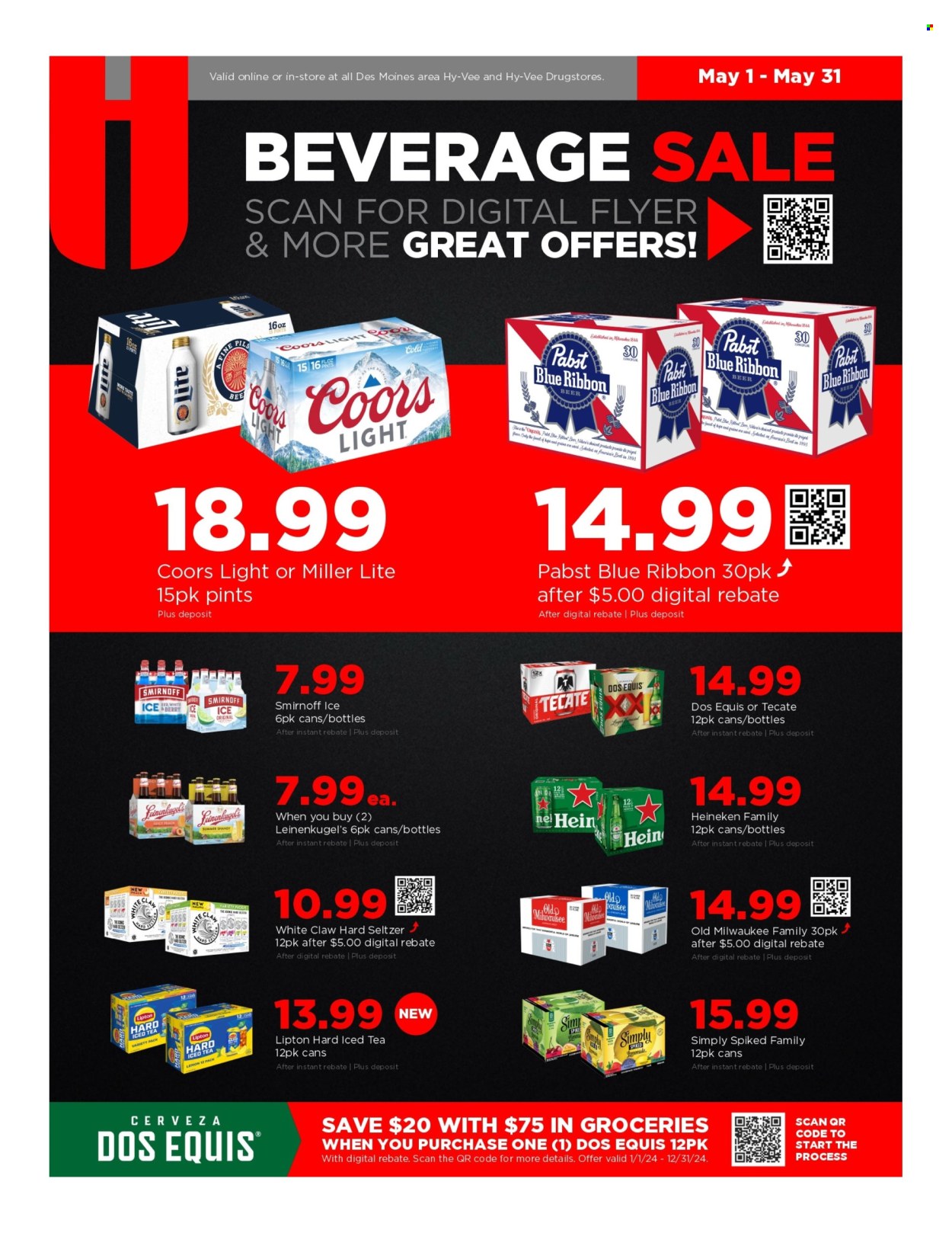 Hy-Vee ad - 05/01/2024 - 05/31/2024. Page 1