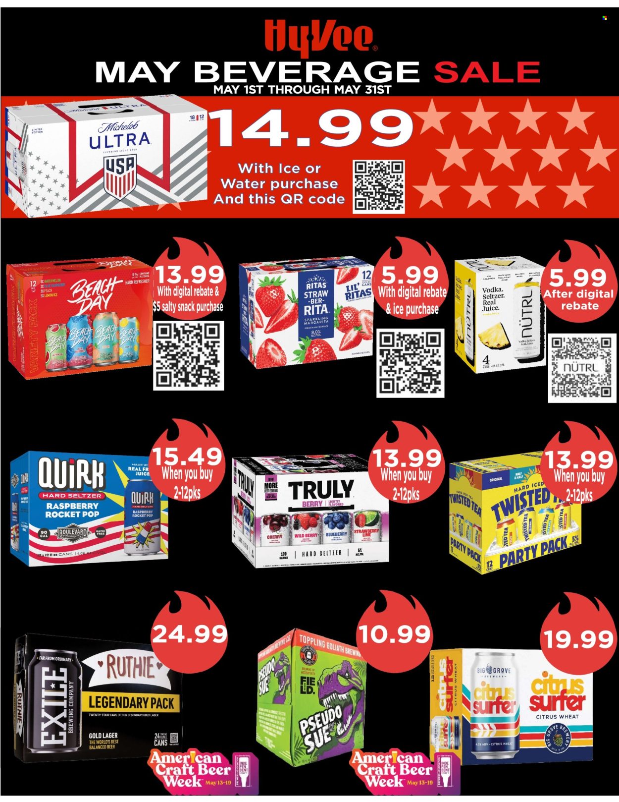 Hy-Vee ad - 05/01/2024 - 05/31/2024. Page 1