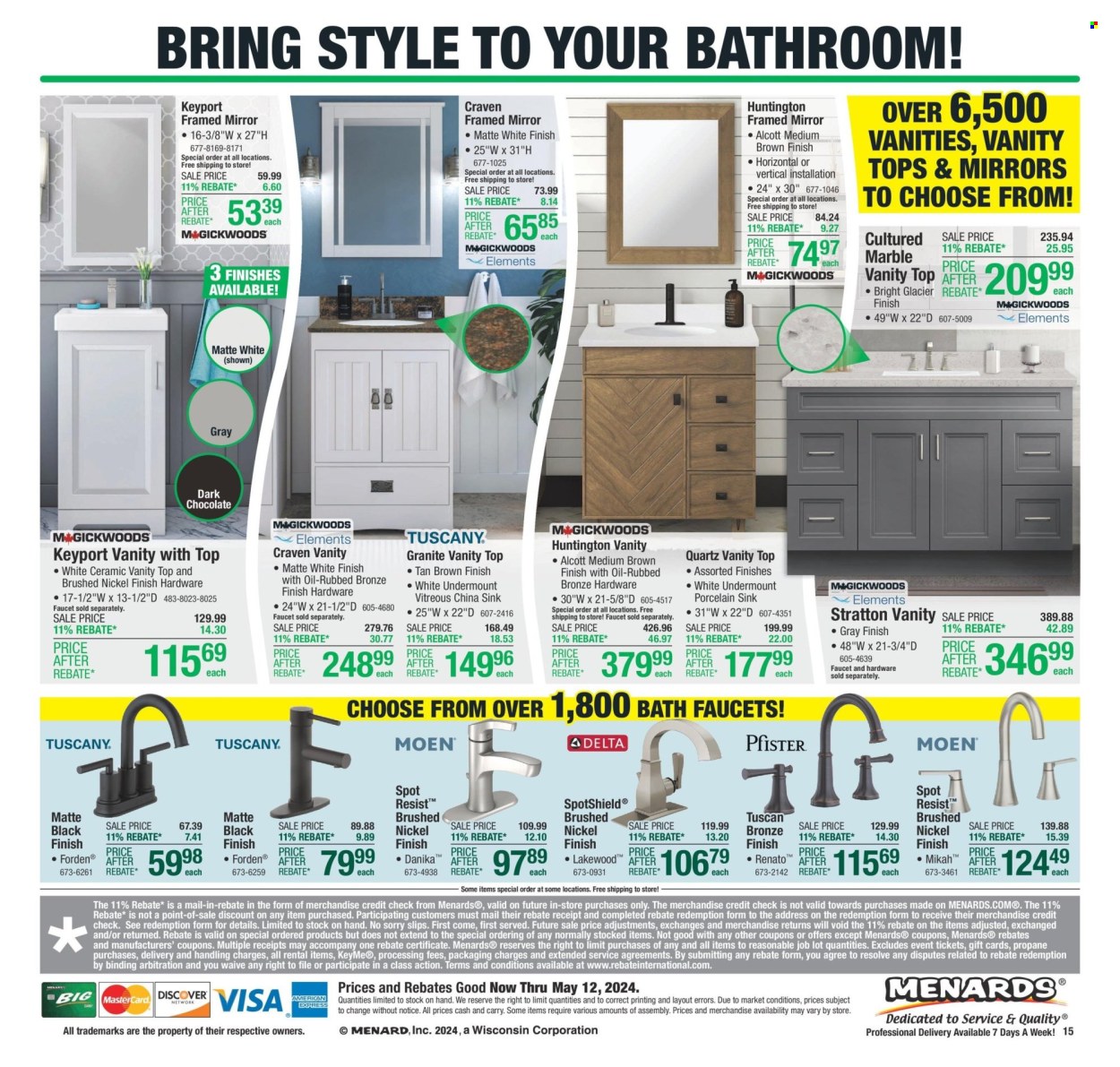 Menards ad - 05/02/2024 - 05/12/2024. Page 25