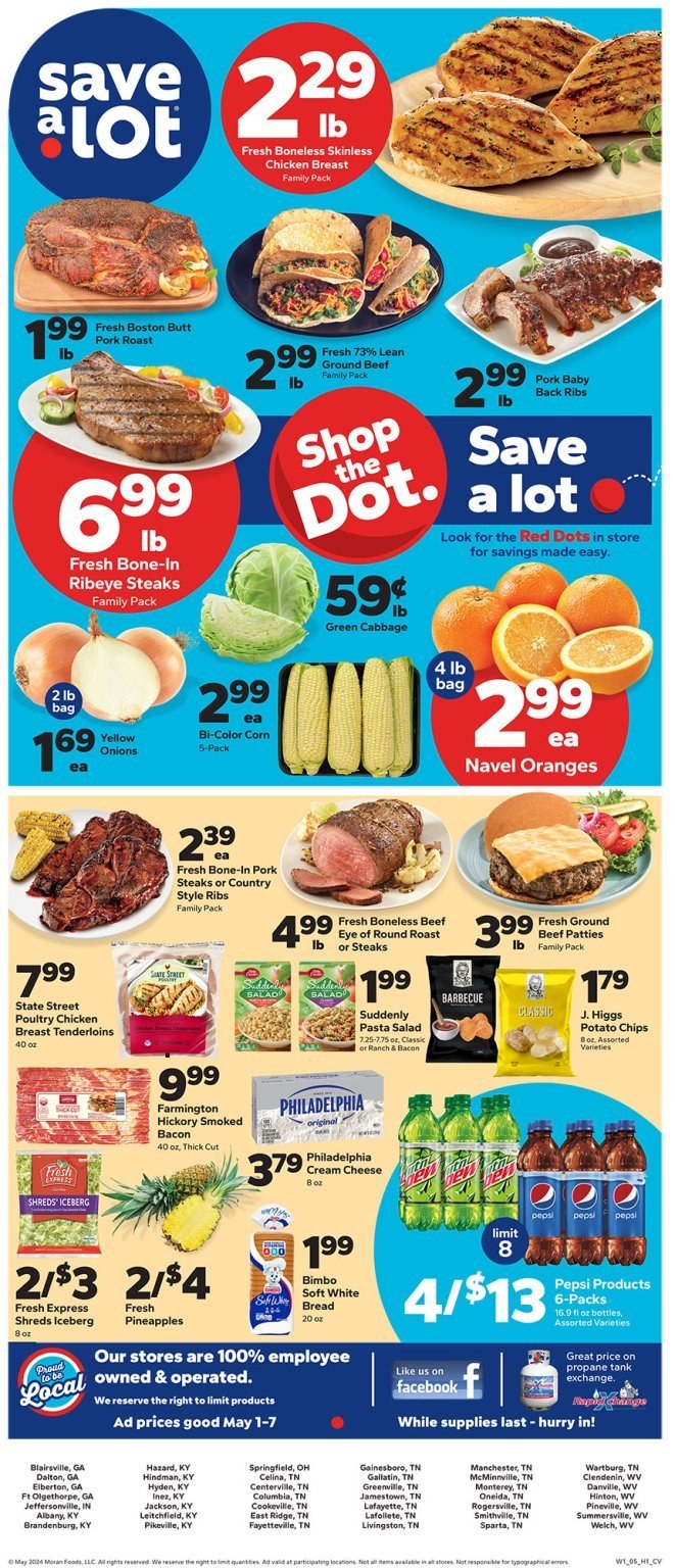Save a Lot ad - 05/01/2024 - 05/07/2024. Page 1