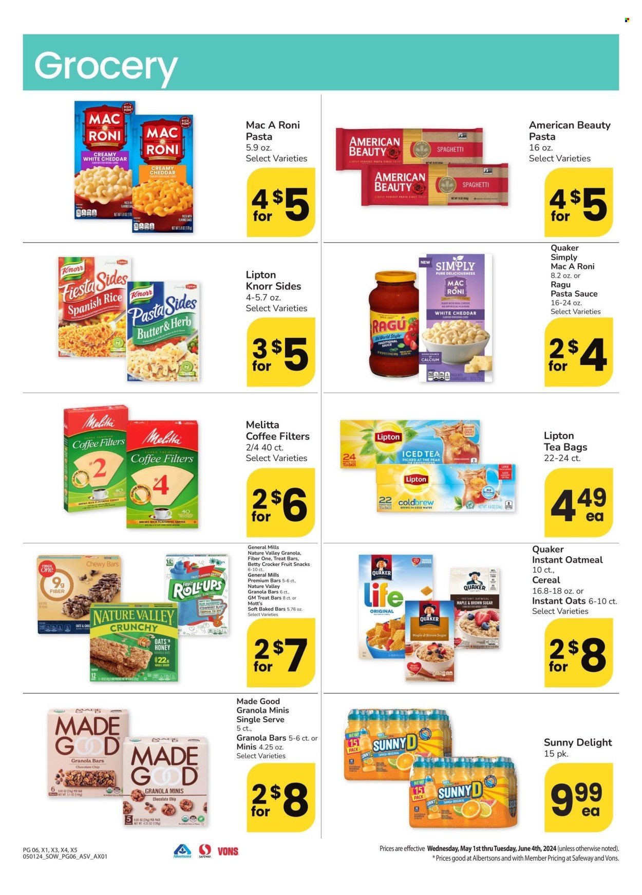 Safeway ad - 05/01/2024 - 06/04/2024. Page 6