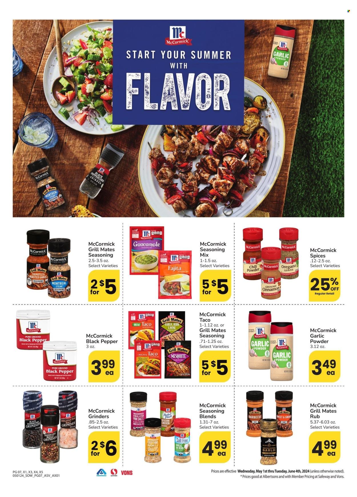 Safeway ad - 05/01/2024 - 06/04/2024. Page 7