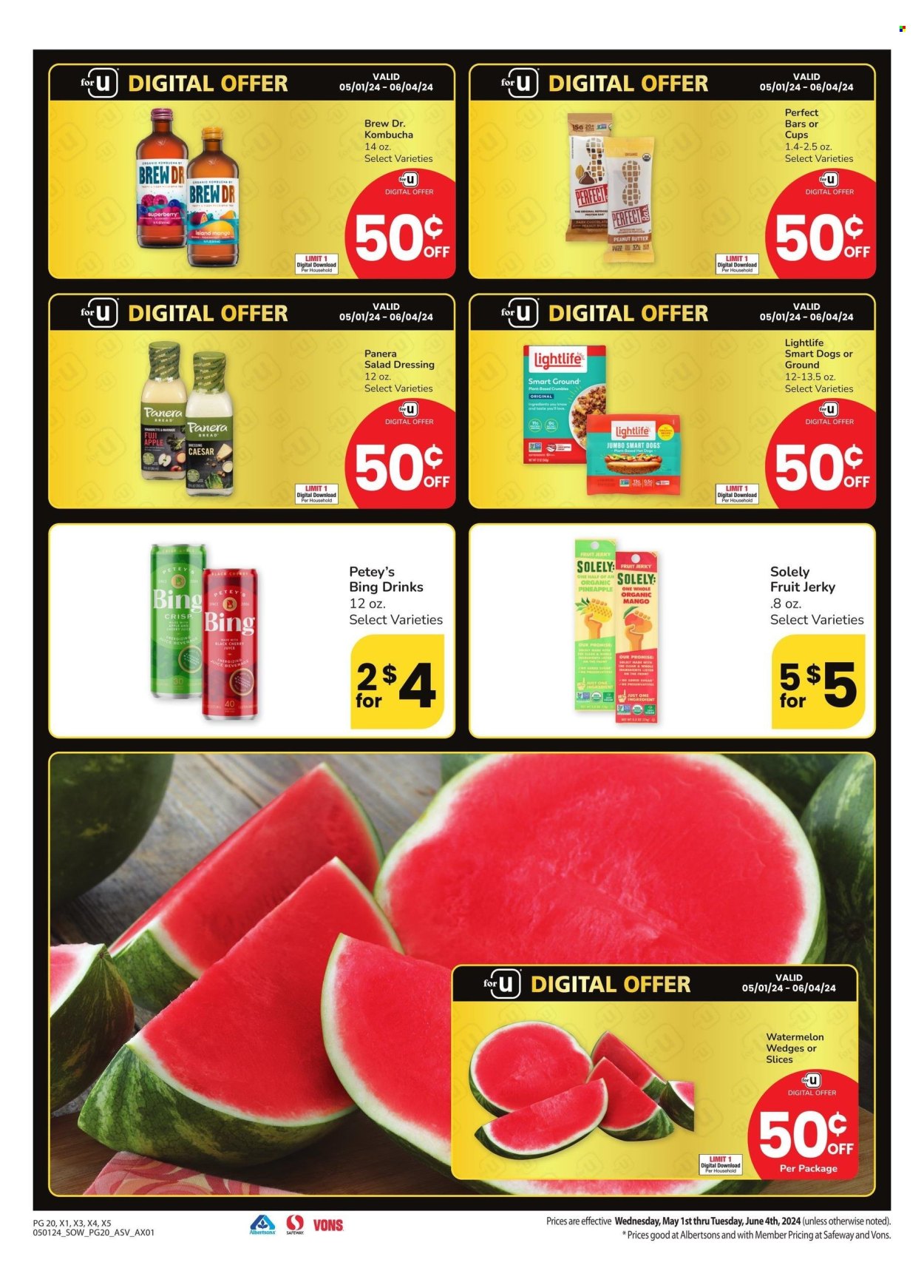 Safeway ad - 05/01/2024 - 06/04/2024. Page 20
