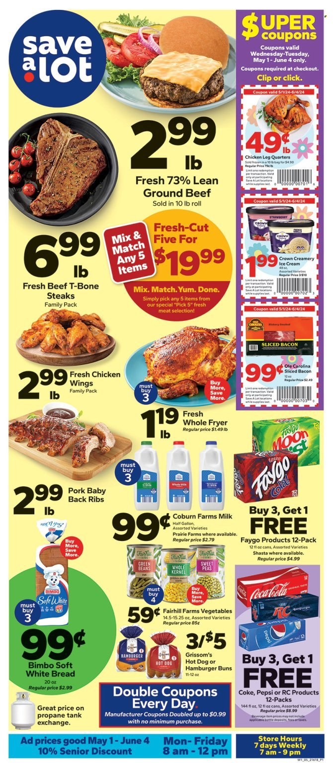 Save a Lot ad - 05/01/2024 - 06/04/2024. Page 1