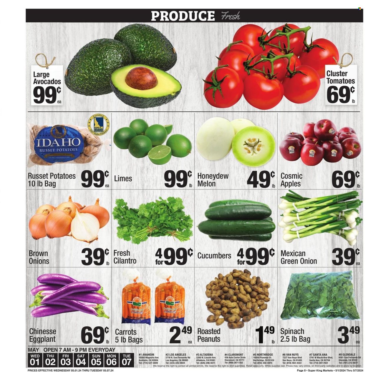 Super King Markets ad - 05/01/2024 - 05/07/2024. Page 8