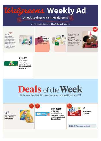 Walgreens Flyer - 05/05/2024 - 05/11/2024.