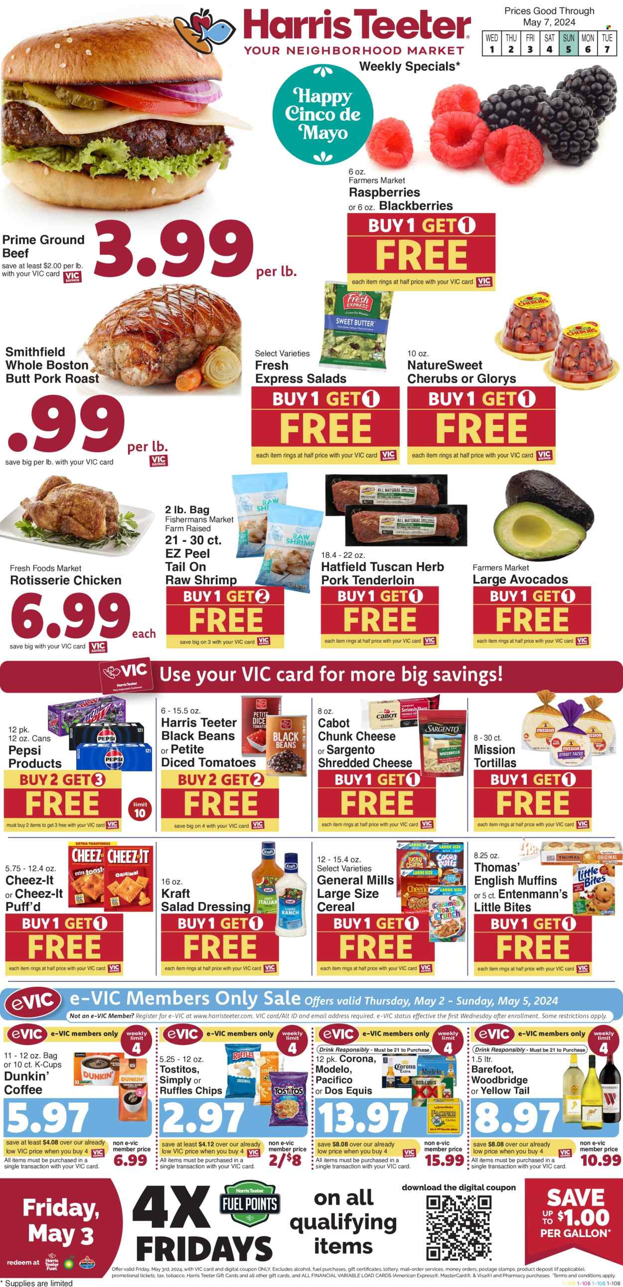 Harris Teeter ad - 05/01/2024 - 05/07/2024. Page 1