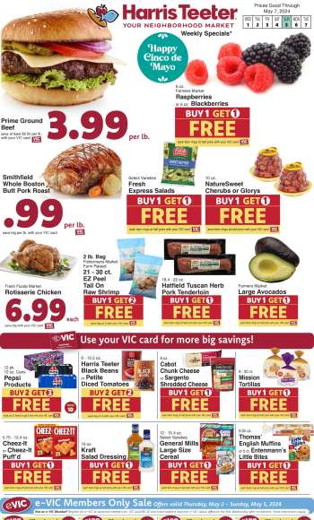 Harris Teeter Flyer - 05/01/2024 - 05/07/2024.