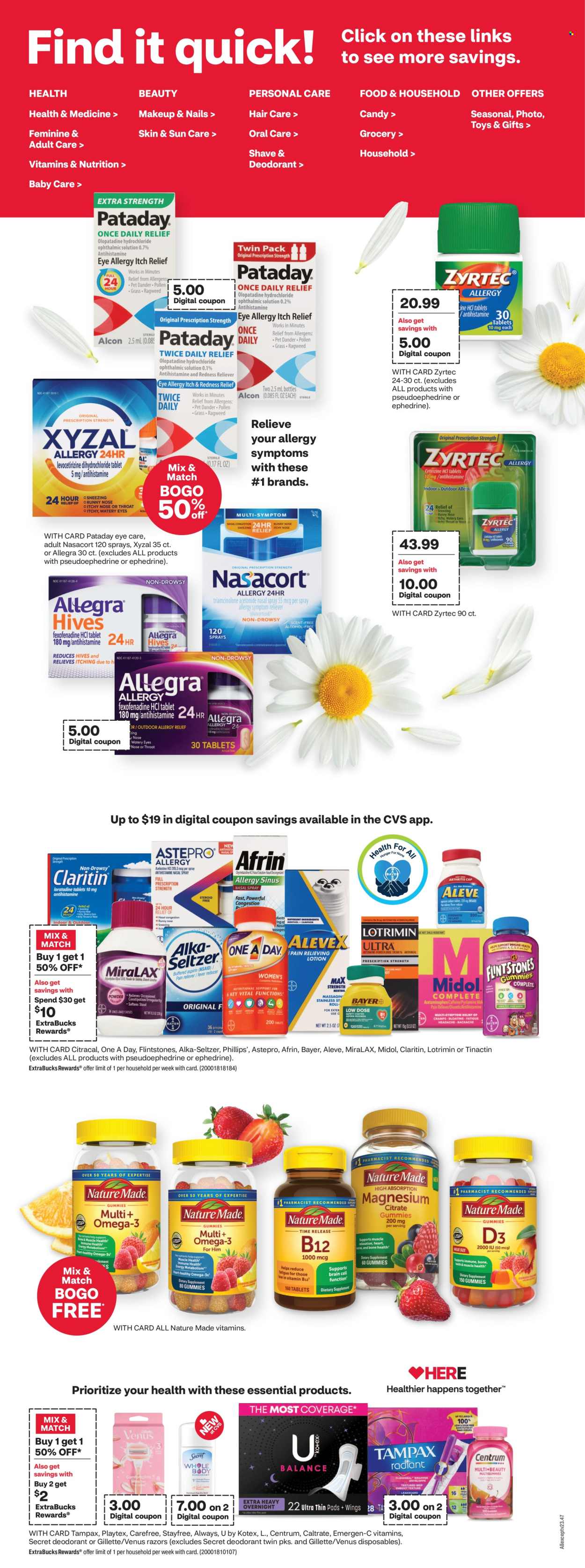 CVS Pharmacy ad - 05/05/2024 - 05/11/2024. Page 4
