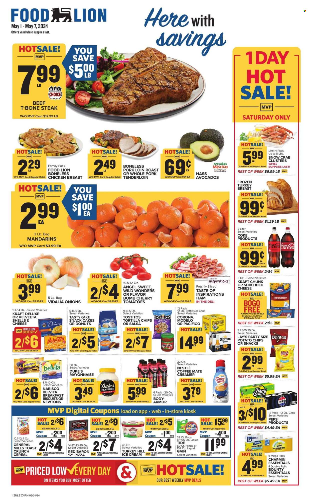 Food Lion ad - 05/01/2024 - 05/07/2024. Page 1